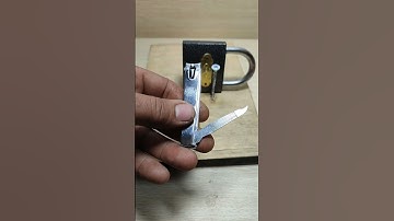 How to Unlock the lock with Lighter?🔥 #shorts #tricks #tips