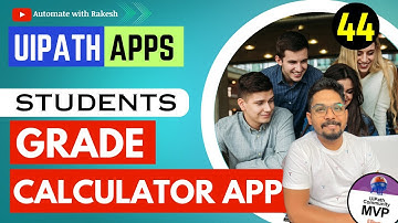 Designing Student Grade Calculator App using UiPath Apps Use Case