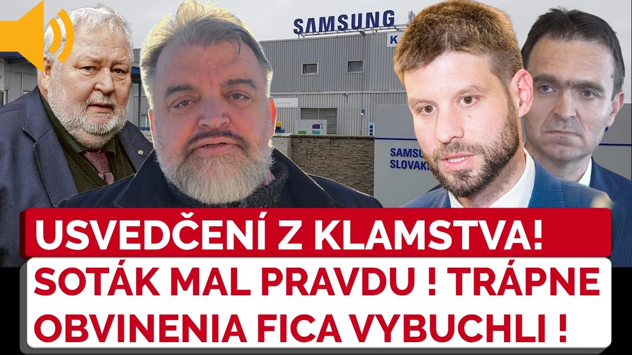 Pravda o konci Samsungu: Chmelár ukázal, ako samotná firma uzemnila Šimečku a Gröhlinga