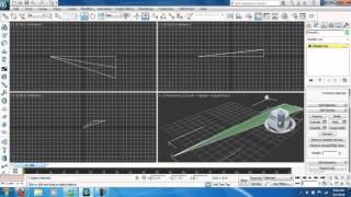 How to make paper airplane in 3ds max