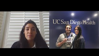 UCSD grads and health care workers live apart while treating patients and expecting first baby