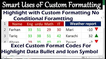 Excel custom format codes | clever excel custom formatting tricks advanced