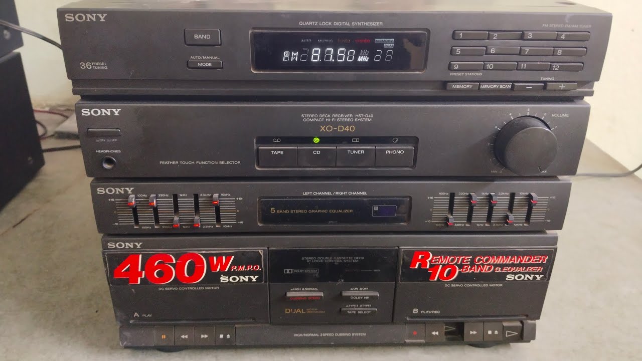 sony music system xd-D40 460 w unit only vintage made in japan call 🤙 ...