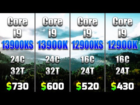 Core i9 13900KS vs Core i9 13900K vs Core i9 12900KS vs Core i9 12900K | PC Gameplay Tested