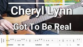 Cheryl Lynn - Got To Be Real (Bass Cover) TABS chords
