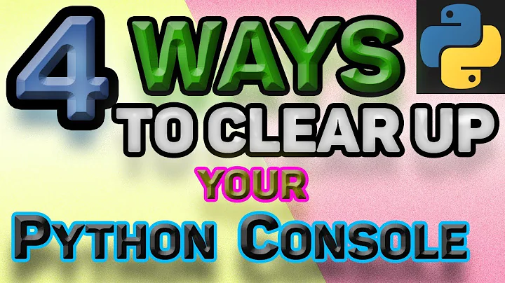CLEAR PYTHON WINDOW: How to Clear Python Interpreter/Console on Windows!