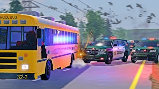 School Bus STOLEN in pursuit.. (Emergency Response : Liberty County)
