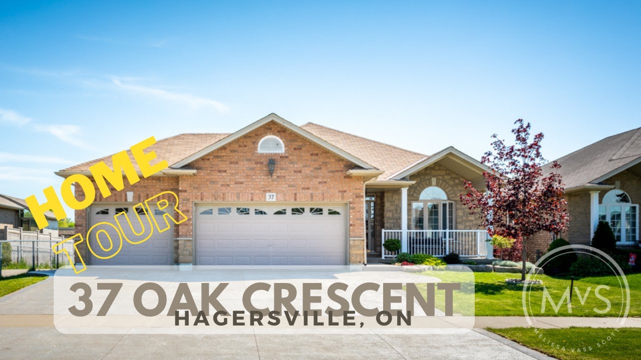Home Tour 37 Oak Crescent, Hagersville Real Estate Melissa Vass