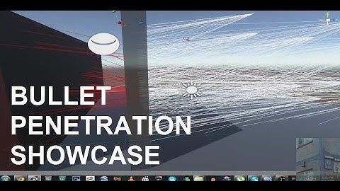 UNITY 3D / 5 - BULLET PENETRATION showcase