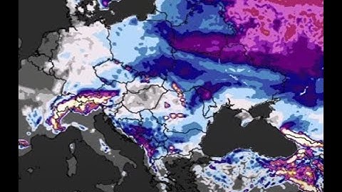 Snow Depth Sun 7 Jan 00 UTC (ECMWF HRES)