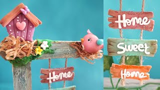 Easy Home Decor with Air Dry Clay | Cold Porcelain Clay | Clay Craft Ideas