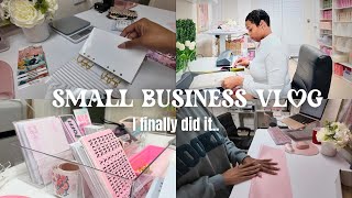 Small Business Vlog | Packing Orders, Mentorship Announcement & Business Updates