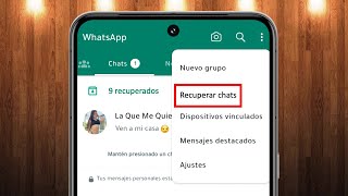 ✅ Como RECUPERAR conversaciones BORRADAS de WhatsApp 2024 Tutorial para recuperar Chats ELIMINADOS