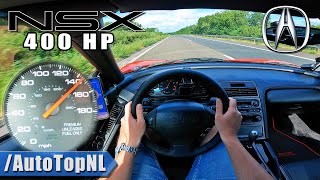 400hp Acura Nsx supercharged On Autobahn no Speed Limit By Autotopnl