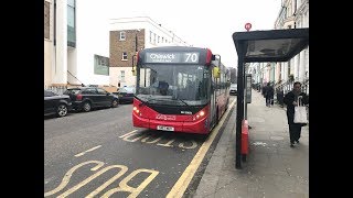 SN17MUV ADL Enviro200 Hybrid (London United) (Service 70) (South Kensington to Queensway)