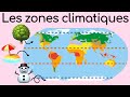 Les zones climatiques et les types de climats