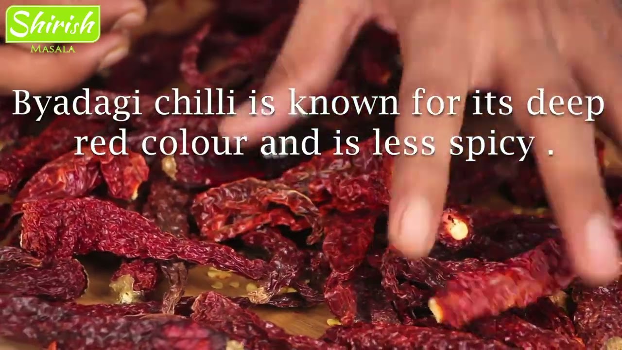 Shirish Masala Byadgi Chilli Whole Stemless , Byadagi Chilli, Bedgi Chilli.