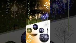 LED Solar Firework Lights Garden Decoration Fairy Lights Waterproof Outdoor Dandelion Lawn Lamp f...