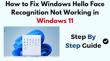 How to Fix Windows Hello Face Recognition Not Working in Windows 11 – Full Troubleshooting Guide