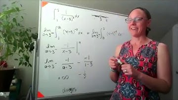 Improper Integral: discontinuity in the middle