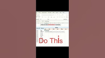 🦀How to Use RANDARRAY Formula in Excel🦀