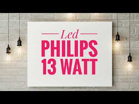 Perbandingan Philips Led 13 watt dan Essential 18 watt. 