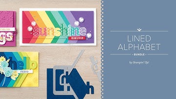 Layering Alphabet Edgelits Dies  by Stampin