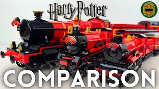 2018 - 2023 LEGO® Harry Potter Hogwarts Express Comparison! Collectors' Edition D2C vs. Retail Sets