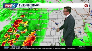 Iowa weather: One more round of severe weather this evening