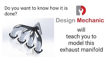 #46 How to make Exhaust Manifold | Solidworks Tutorial | 3d Sketch | Design Mechanic