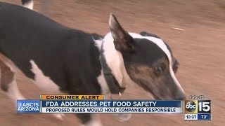 FDA addresses pet food safety