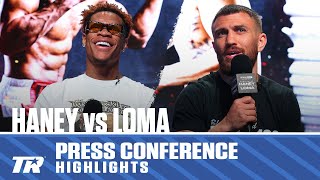 Haney vs Loma Press Conference Highlights  | Undisputed Fight Saturday ESPN+PPV