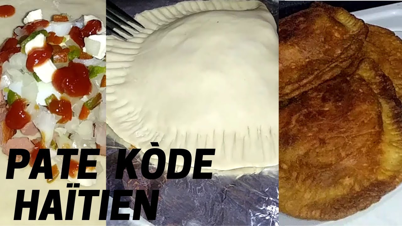 PATE KÒDE HAÏTIEN /how to make haitian patties YouTube