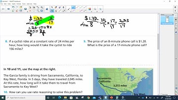 hw video for lesson 5 7; solve unit rate problems