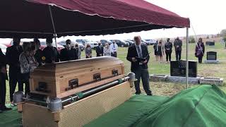 Graveside service for the late Jack Abercrombie