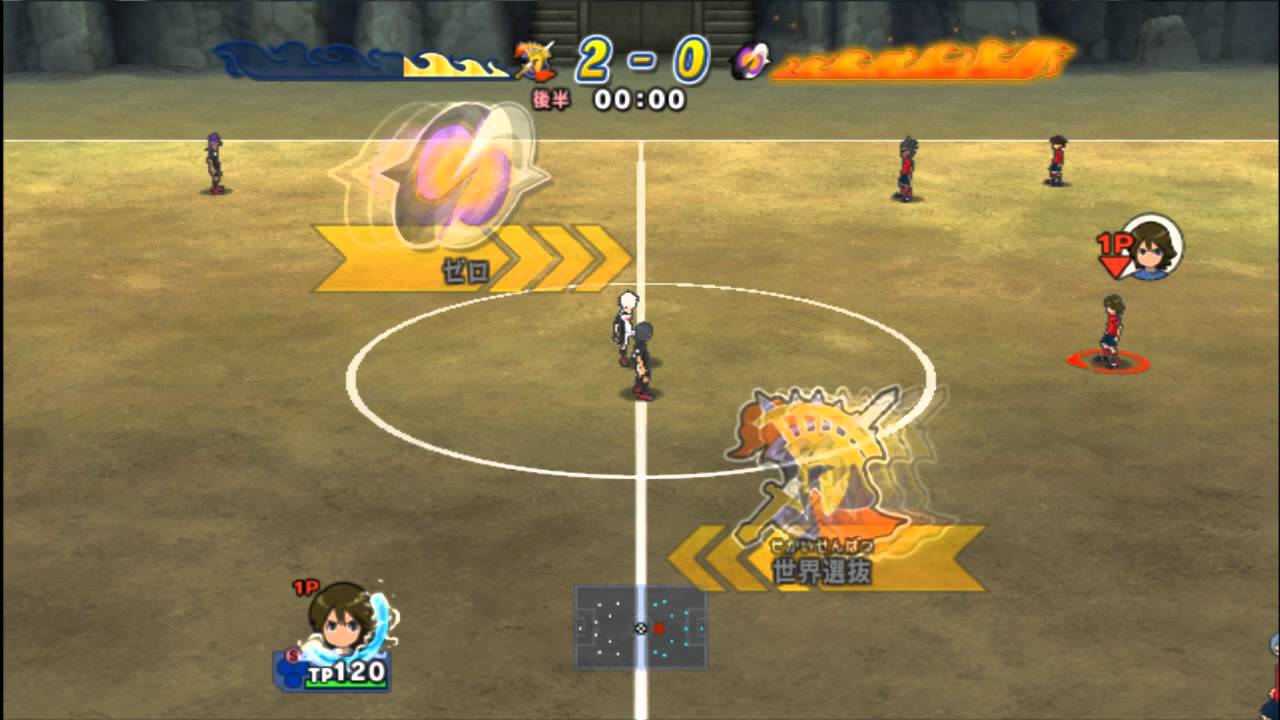 [INAZUMA ELEVEN STRIKERS 2012 EXTREME] FFI All stars VS Team Zero - YouTube