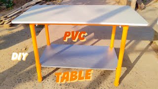 CARA MEMBUAT MEJA DI RUMAH DARI PIPA PVC !! MEJA PIPA PVC BUATAN RUMAH.