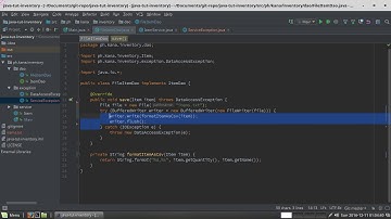 [Java Inventory System] Ep2 - Edit/List Feature + Exception Bubbling