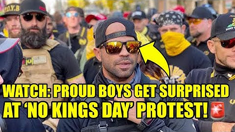 Proud Boys CRASH ‘No Kings Day’ Protest, Get BRUTAL Surprise🚨