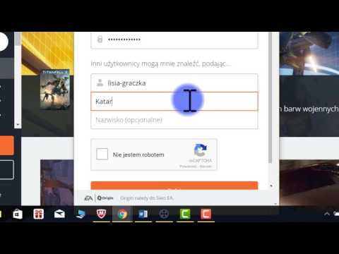 Wideo: Jak Założyć Konto Origin