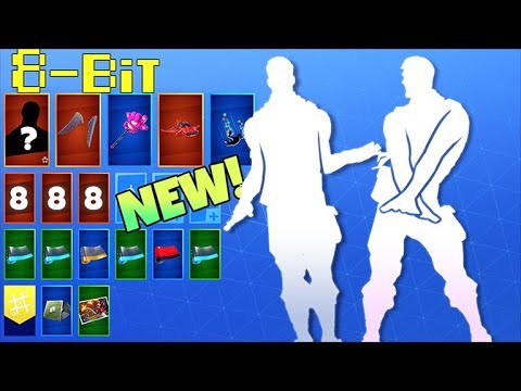 all new leaked emotes in 8 bit fortnite battle royale duration 3 19 - fortnite 8 bits