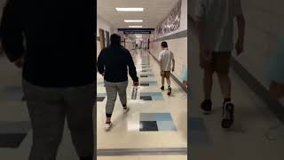 How to walk in the hallway