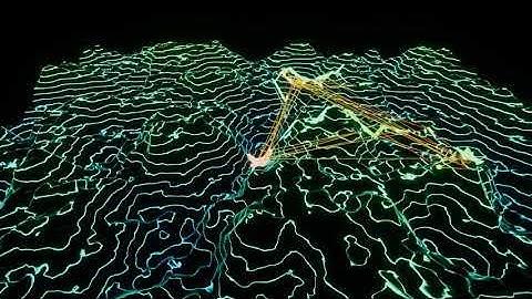 Generative Art with Swarm Landscapes - Experiment 8