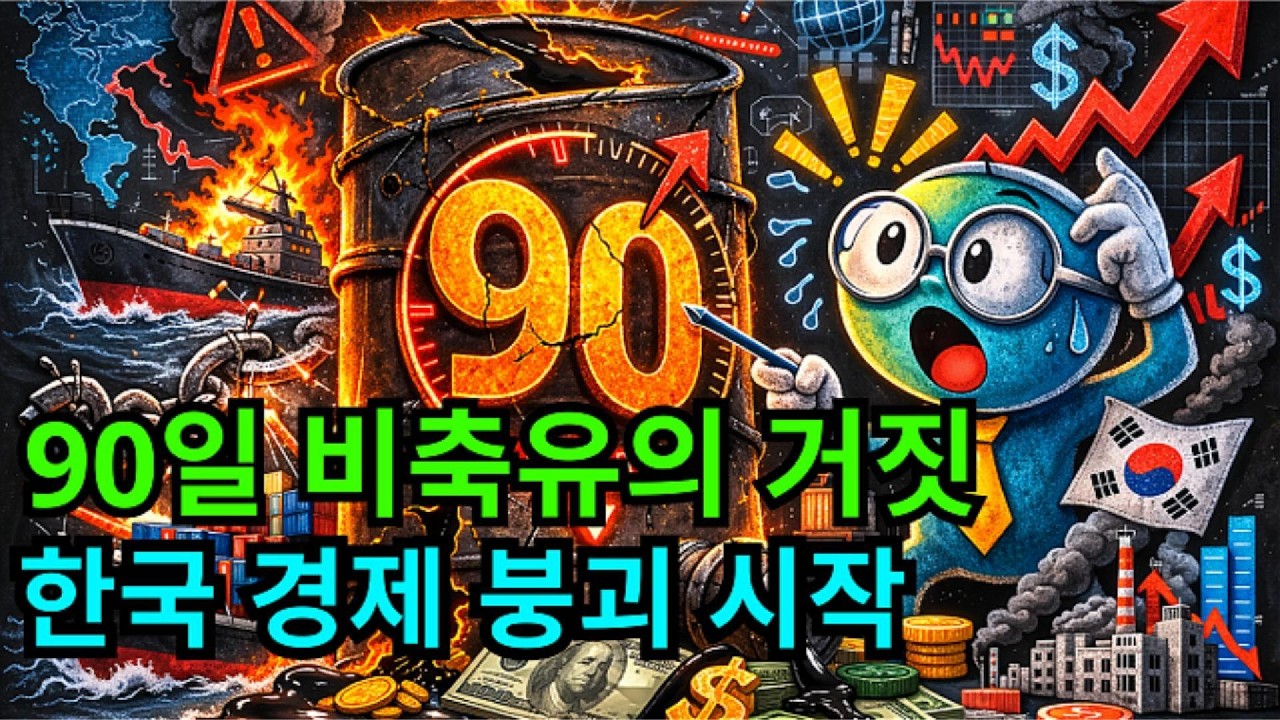 한국의 90일 전략비축유, 왜 경제 위기를 막지 못하는가? 환율·물가·수출 붕괴의 진실