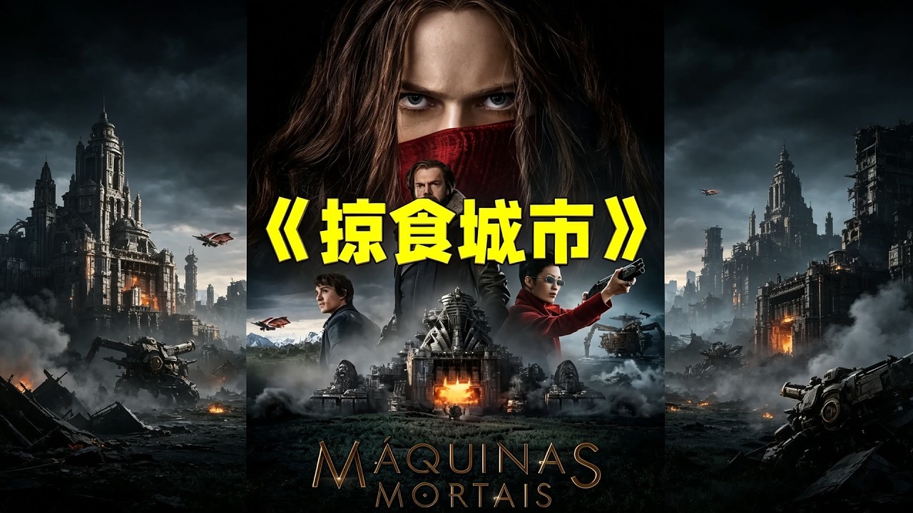 當城市變成移動堡壘，未來蒸汽朋克時代的世界大戰即將來臨 #科幻 #掠食城市 #移動城市，蒸汽朋克，科幻，世界大戰，掠食城市