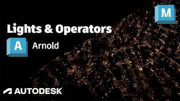 Arnold Tutorial - Using Operators to change a scene with many lights (MtoA)