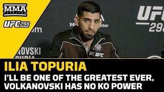 Ilia Topuria Rips Alexander Volkanovski: No KO Power, Isn't A Finisher | UFC 298 | MMA Fighting