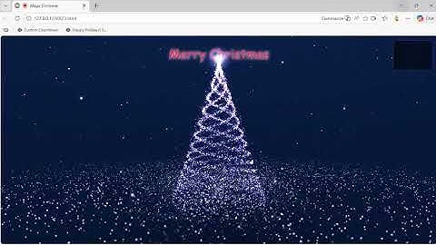 Hướng dẫn sửa code cử chỉ giáng sinh