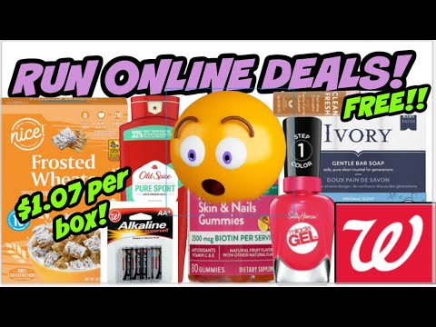 WALGREENS ONLINE DEALS (6/18 – 6/24)