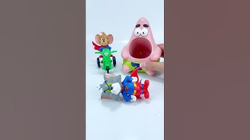 Satisfying Unboxing with Tom and Jerry & Patrick Cute Fun ASMR Video #tomandjerry #shorts #patrick